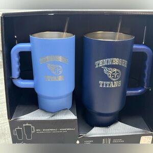 Tennessee Titans NCAA 24/40oz Travel Tumbler Drinkware No Lid Included New